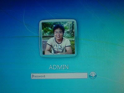 đăng nhập máy tính