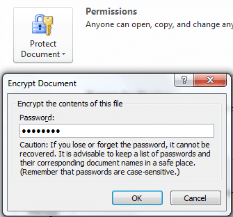 Đặt mật khẩu cho file Word Đặt mật khẩu cho file Word