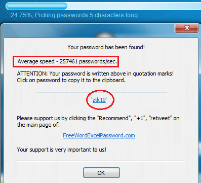Tìm lại mật khẩu thành công