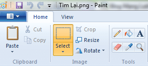 Tìm lại Paint Tìm lại Paint