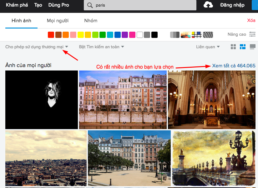 Flickr cung cấp rất nhiều ảnh