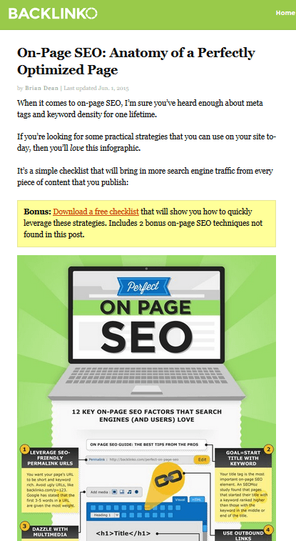Bài viết về SEO onpage