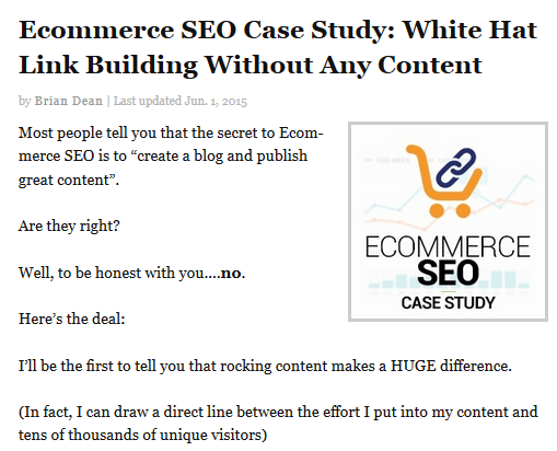 casestudy về xây dựng liên kết theo kiểu mũ trắng