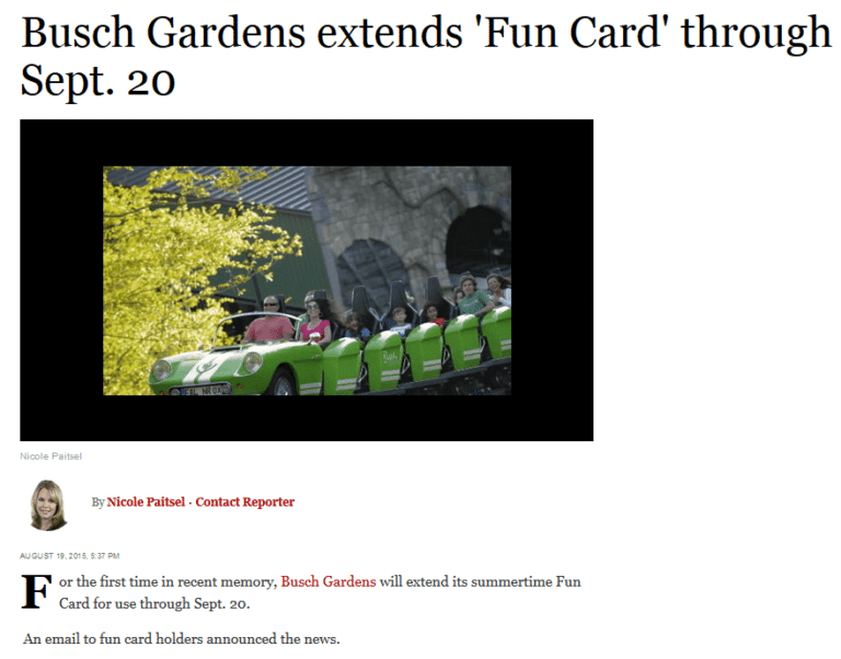 Ví dụ về nội dung không sâu