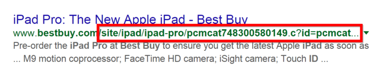 Ví dụ về bài viết có URL dài dòng