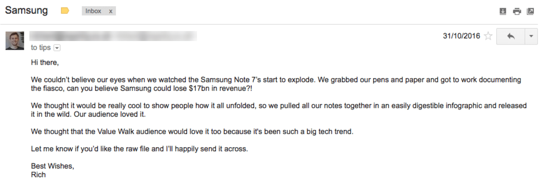 gửi thu tiếp cận các trang công nghệ