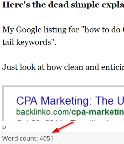 số lượng từ của bài viết tiếp