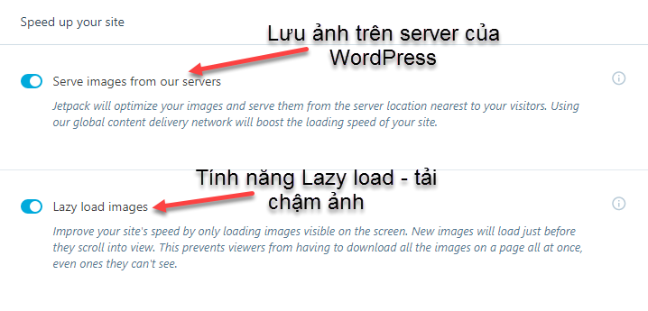 tăng tốc độ website với JetPack