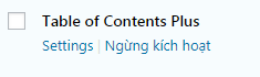 cài đặt plugin table of content