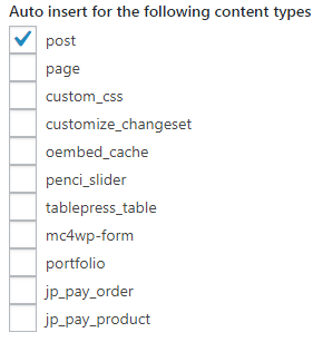 chọn kiểu bài có mục lục