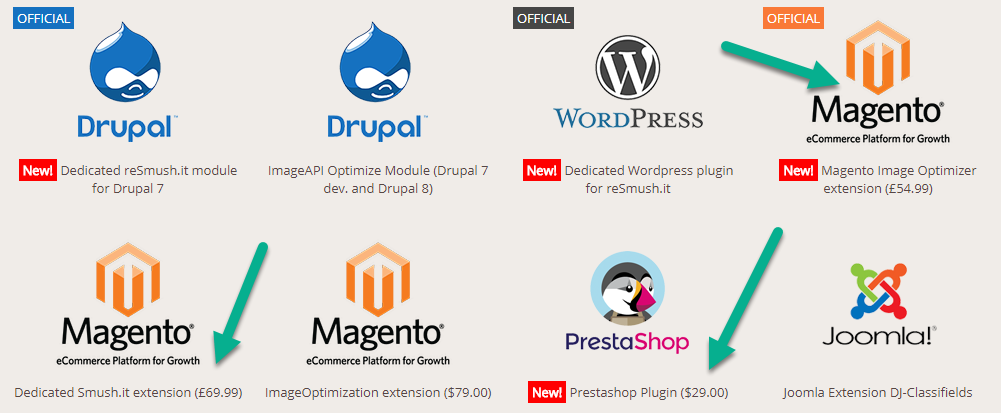 reSmush thu phí ở các CMS khác
