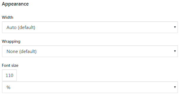 tùy chọn giao diện