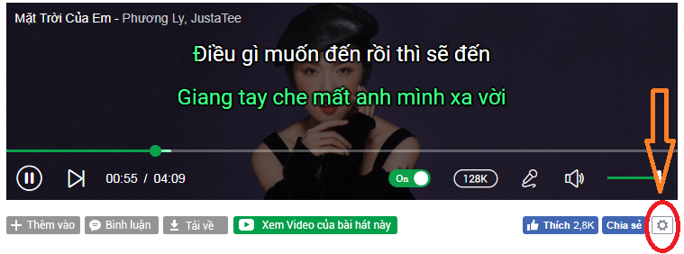 cách lấy mã nhúng trên nhac.vn