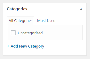 lựa chọn thư mục cho bài viết