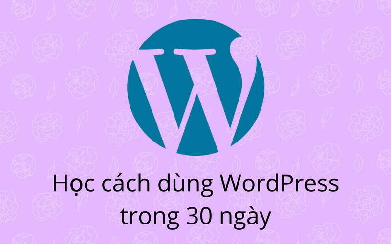 hướng dẫn sử dụng WordPress trong 30 ngày