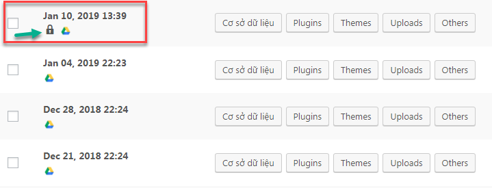 biểu tượng khóa - không bị xóa