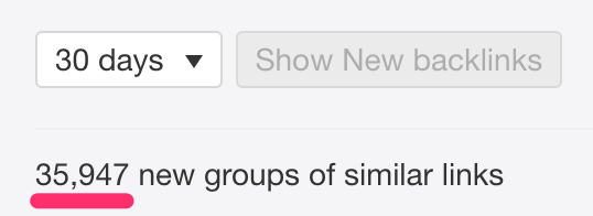 Site Explorer phát hiện ra số lượng liên kết nhiều hơn