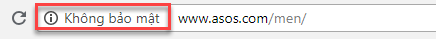 asos không bảo mật