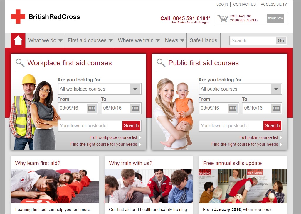 Trang con của hội chữ thập đỏ Anh Quốc