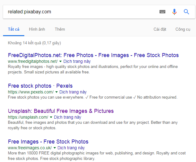 các trang tương tự