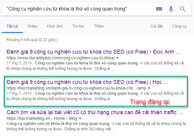 có dấu nháy kép