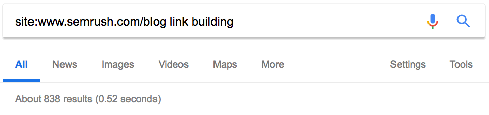 xem xem đối thủ xuất bản bao nhiêu nội dung về một chủ đề nhất định
