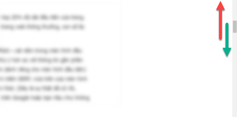 hành vi cuộn trang web