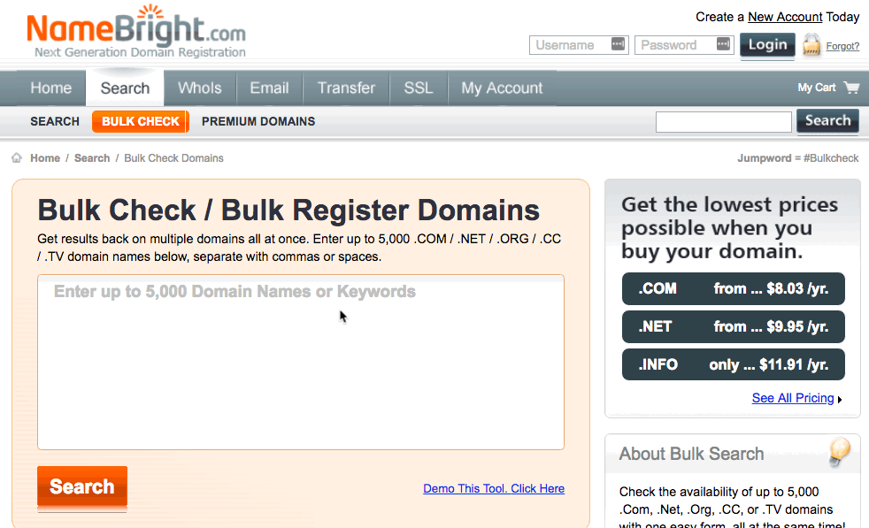 kiểm tra các tên miền hết hạn có thể mua được