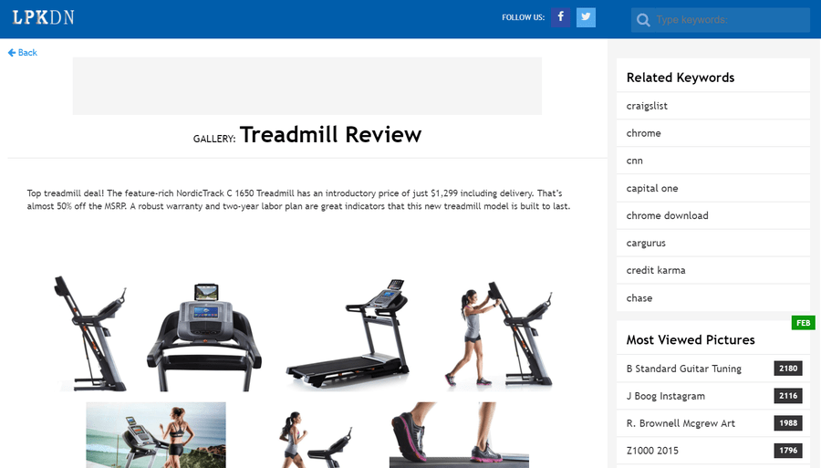 trang web trông không đáng tin cậy