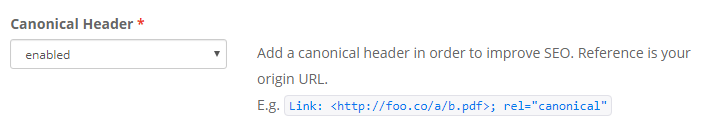Canonical của KeyCDN