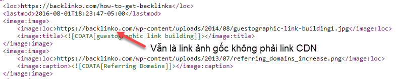 sitemap của backlinko