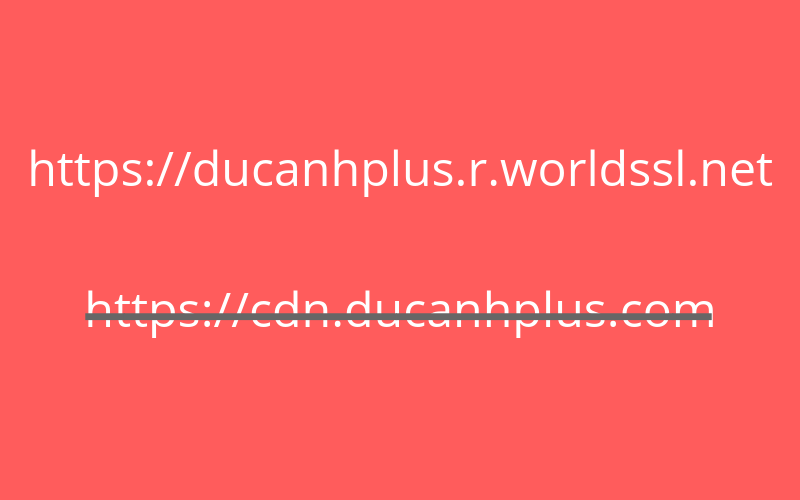 không cần subdomain cho tên miền CDN