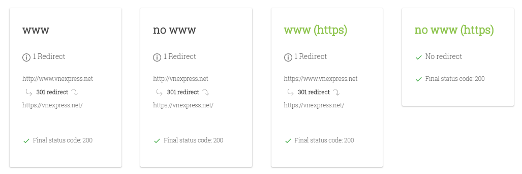 chuyển hướng của vnexpress