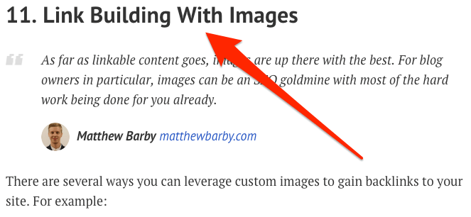 xây dựng liên kết với ảnh