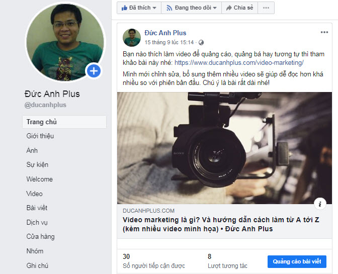 ảnh đại diện đẹp hơn khi chia sẻ trên Facebook