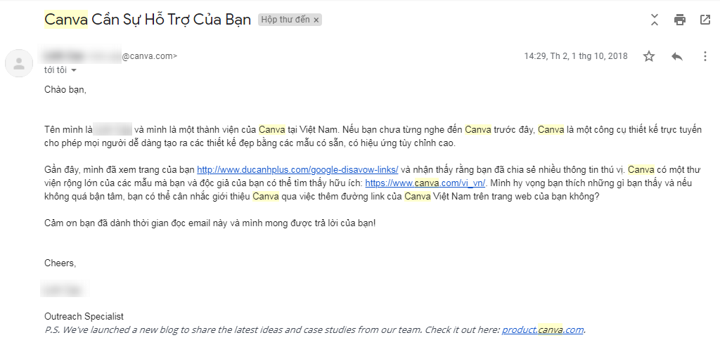 Canva thực hiện tiếp cận