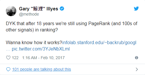Google xác nhận vẫn sử dụng PageRank