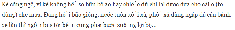 hiển thị lỗi tiếng Việt
