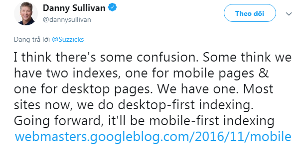 Ưu tiên lập chỉ mục di động đầu tiên