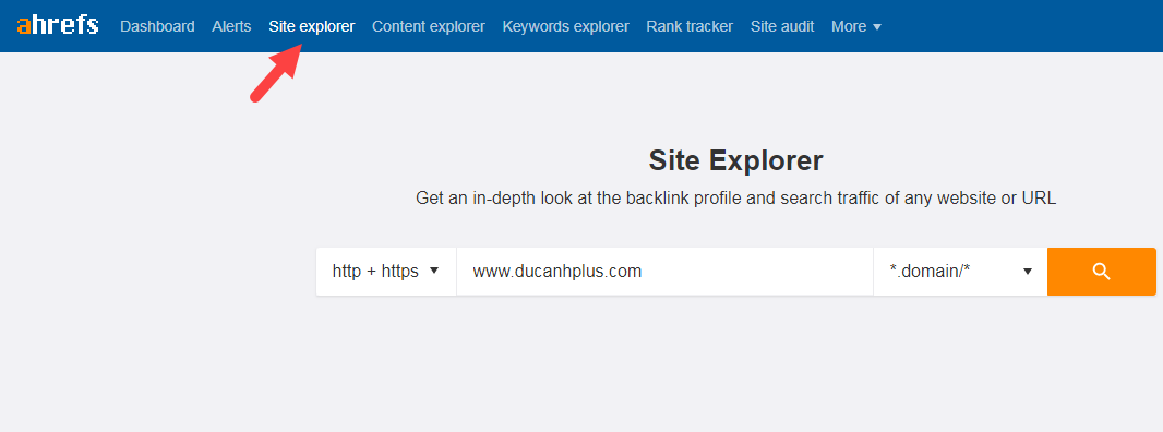 sử dụng Ahrefs để kiểm tra các chỉ số SEO quan trọng