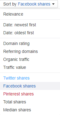 sắp xếp kết quả