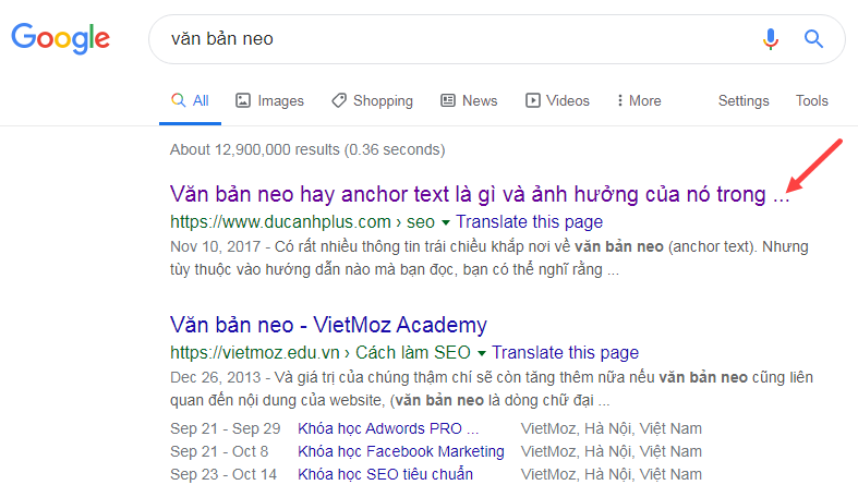 tiêu đề bị cắt ngắn