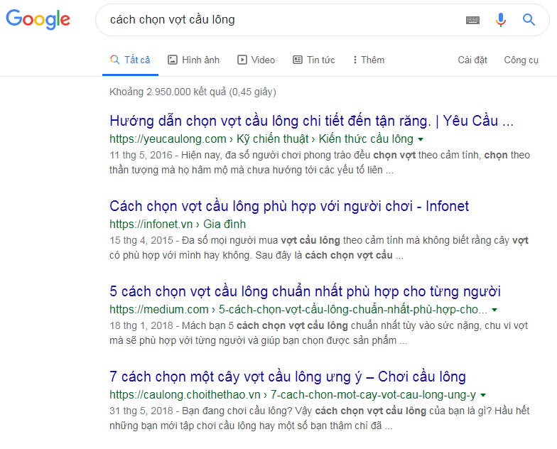 tiêu đề cách chọn vợt cầu lông
