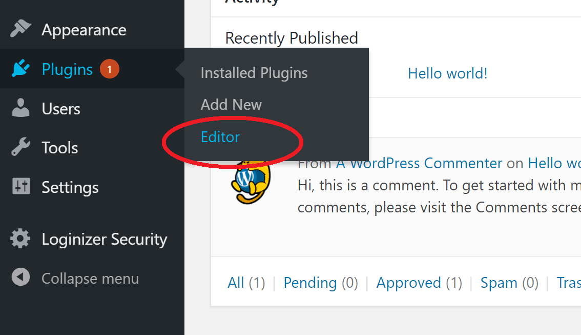 chỉnh sửa plugin