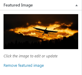 tính năng featured image trên WordPress