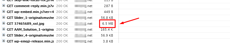 file có kích cỡ lớn