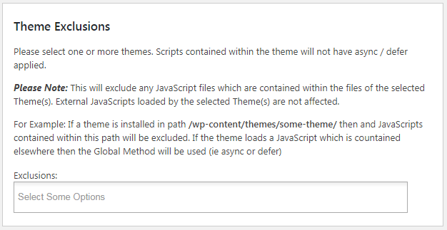 loại trừ giao diện