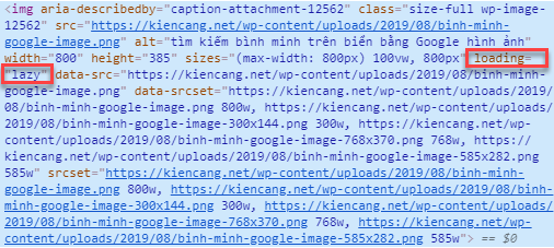 mã ảnh vẫn có lazy load