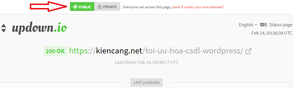 chuyển sang dạng công khai
