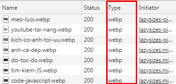 ảnh định dạng webp